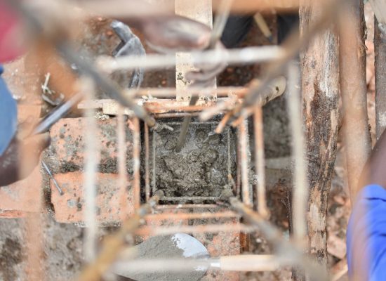 Semaine 4 et 5 de chantier : L&rsquo;installation de la brique avance vite !